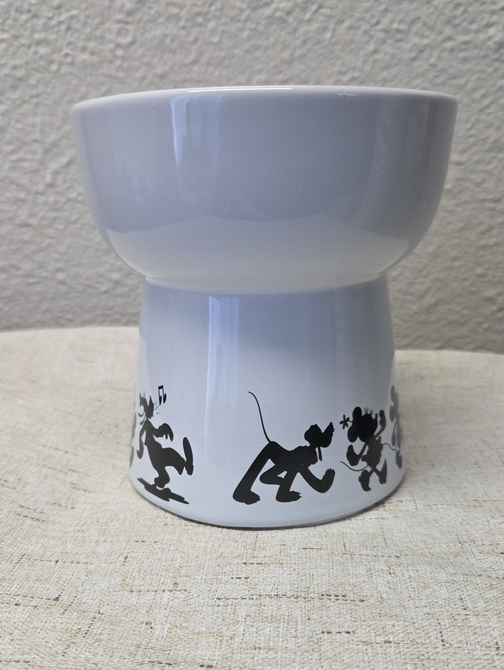 Mickey Mouse Elevated Ceramic Cat Bowl 1.5 Cups
